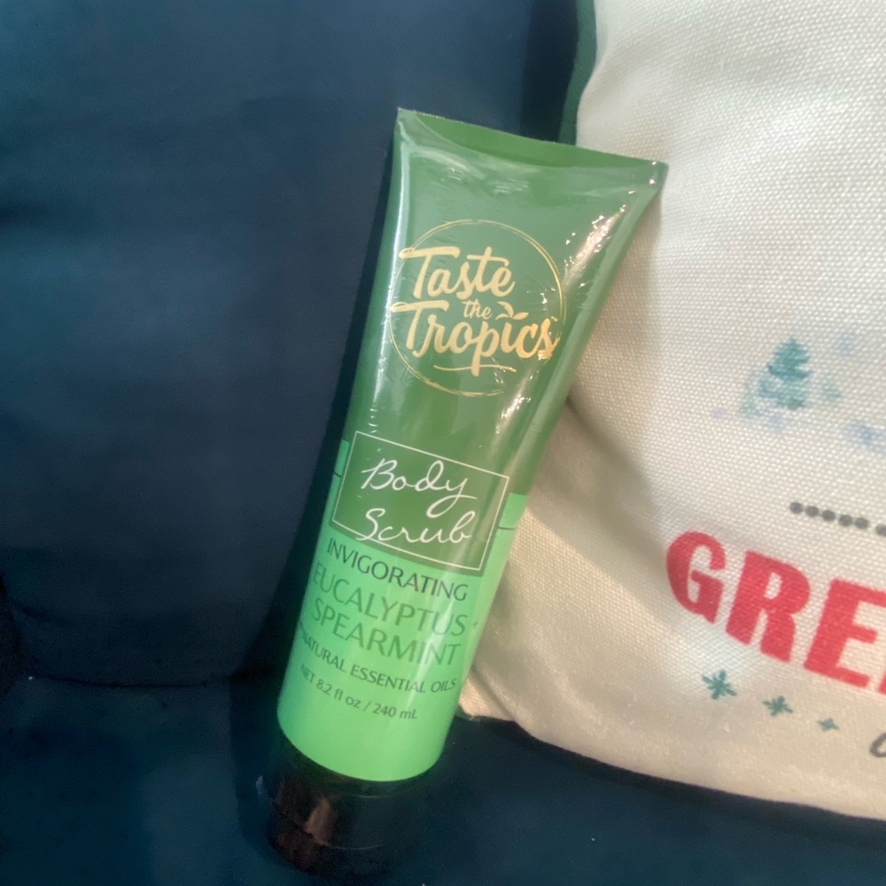 New, unopened Taste the Tropics body scrub